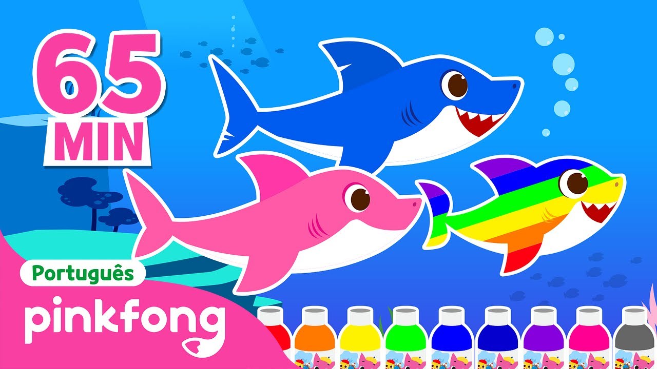 SÓ AS MELHORES CANÇÕES 🏆 | + Completo | Pinkfong, Bebê Tubarão! Canções para Crianças