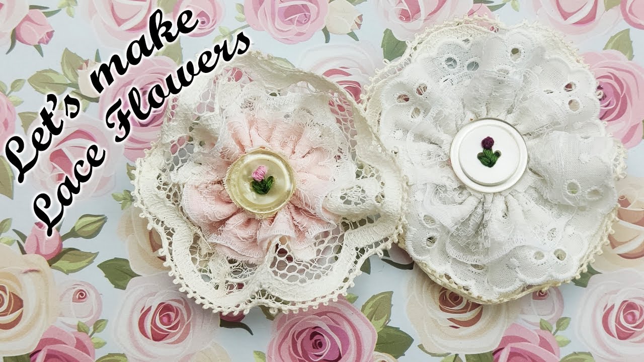 DIY Fabric Flower Embellishments | Minimal Materials Needed