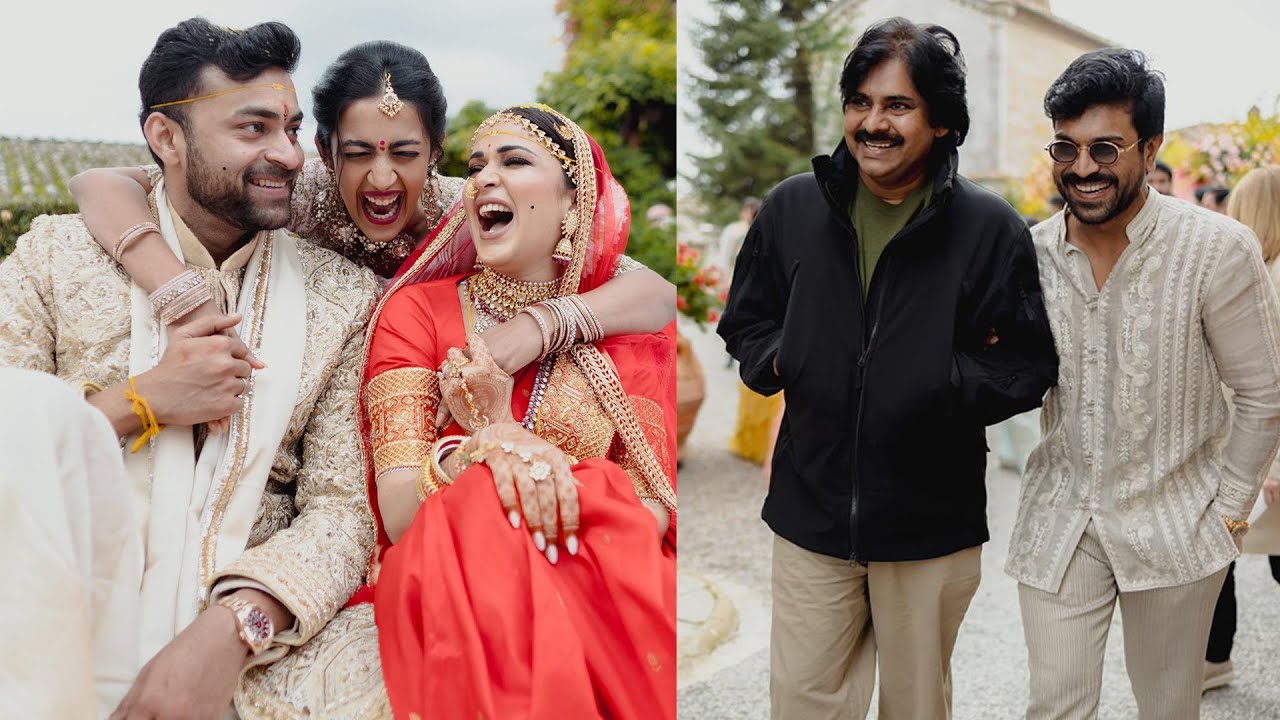 Pawan Kalyan & Ram Charan Candid Moments | Varun Tej Lavanya Wedding Video |  