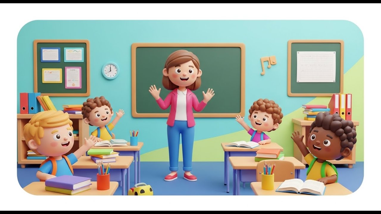 Good Morning Teacher | Fun Nursery Rhyme for Kids | Sing, Dance & Play Along