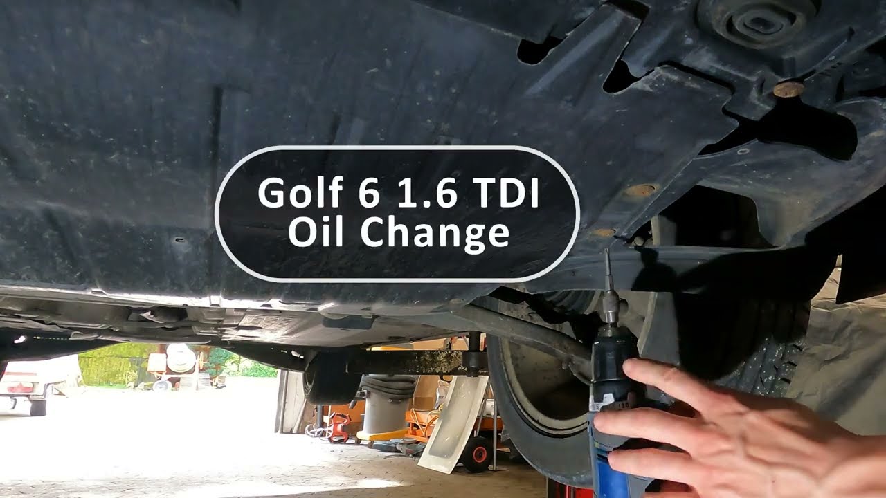 Golf 6 1.6 TDI Oil Change