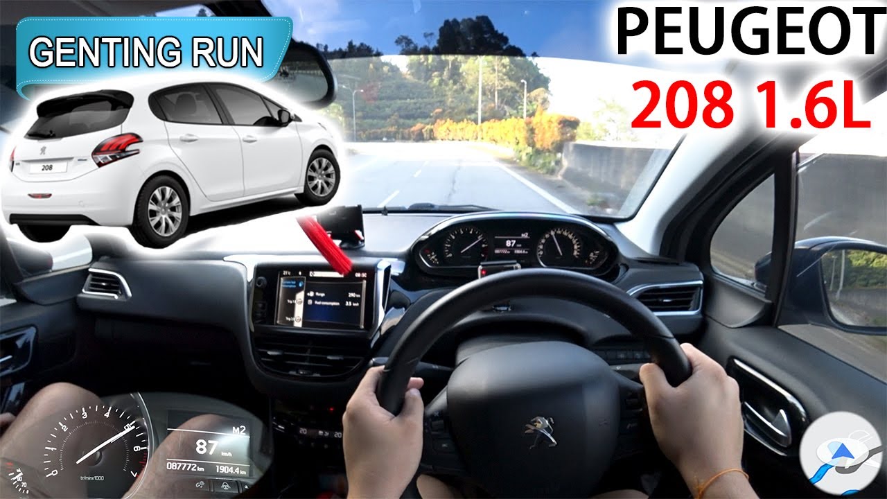 Part 2 | 2015 Peugeot 208 1.6L VTi | Malaysia #POV [Genting Run 冲上云霄] [CC Subtitle]