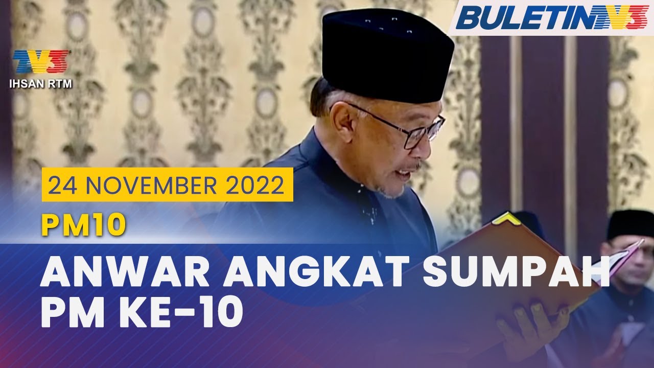 [PENUH] Istiadat Angkat Sumpah PM ke-10, Datuk Seri Anwar Ibrahim | 24 November 2022
