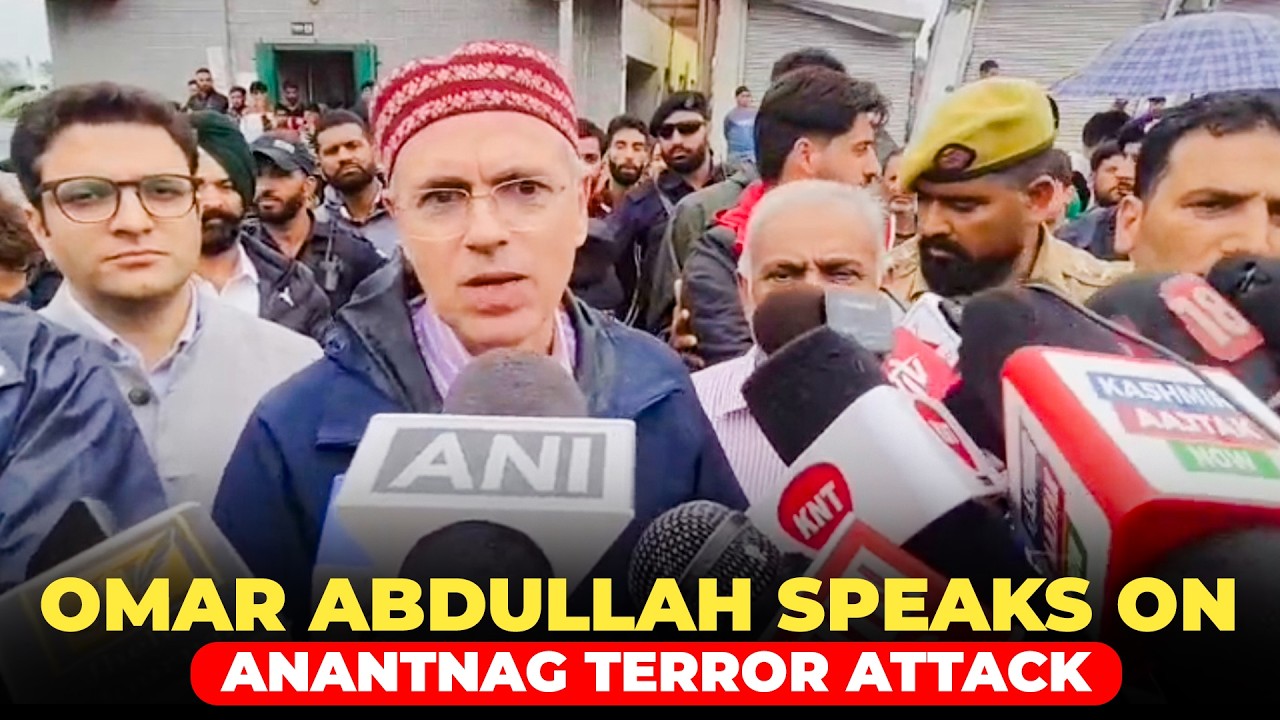 WATCH: J&K CM Omar Abdullah speaks on Policeman killed in terror attack in Anantnag | Kashmir News