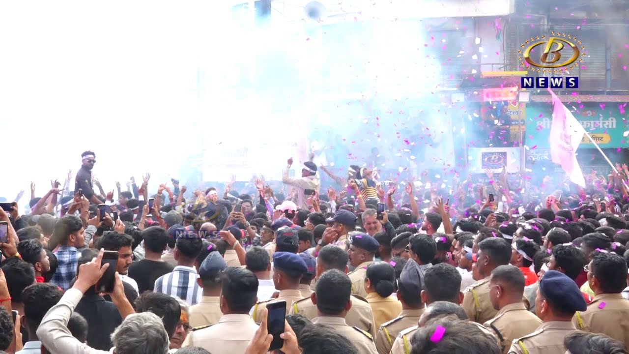 यंदाची कोल्हापूर शहरातील गणेश विसर्जन मिरवणूक आटोपली केवळ १७ तासात