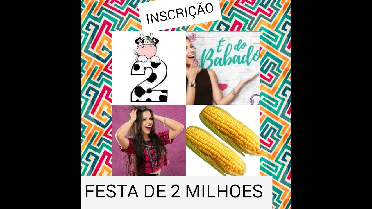 VEDA #19 /  INSCRI&Ccedil;&Atilde;O FESTA DE 2 MILHOES  / EVELYN REGLI