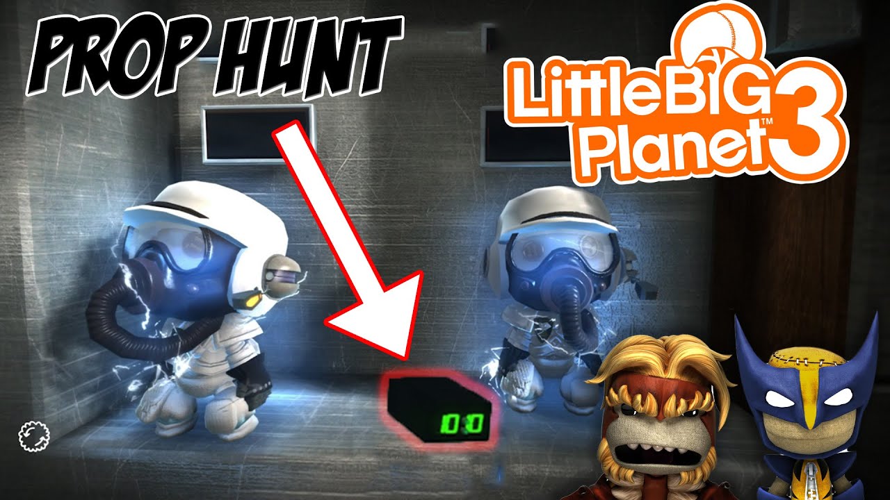 Little Big Planet 3 Multiplayer Prop Hunt: DLIVE CHEATS!!!