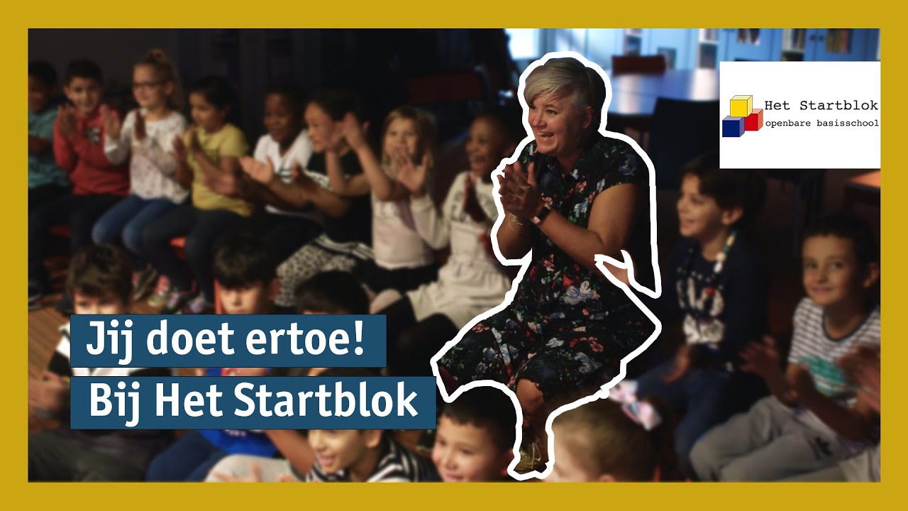 Jij doet ertoe bij Het Startblok! | basisschool van Primo Schiedam | culturen komen samen