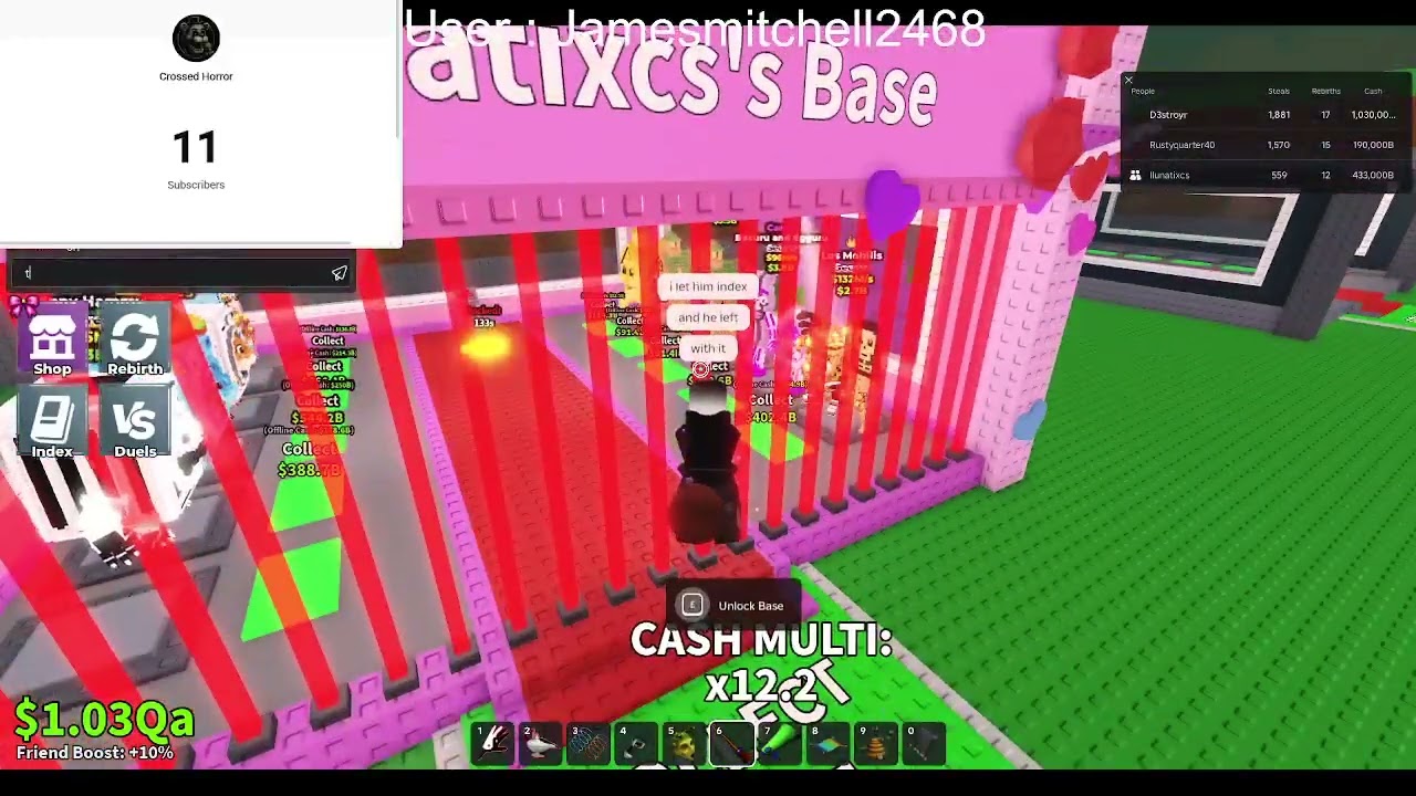 bacon_shartalloverme Scammed me and he was trusted to index and he left with it dont trust him.