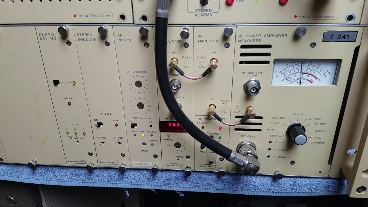 UKW Rundfunksender  von Itelco . 500w