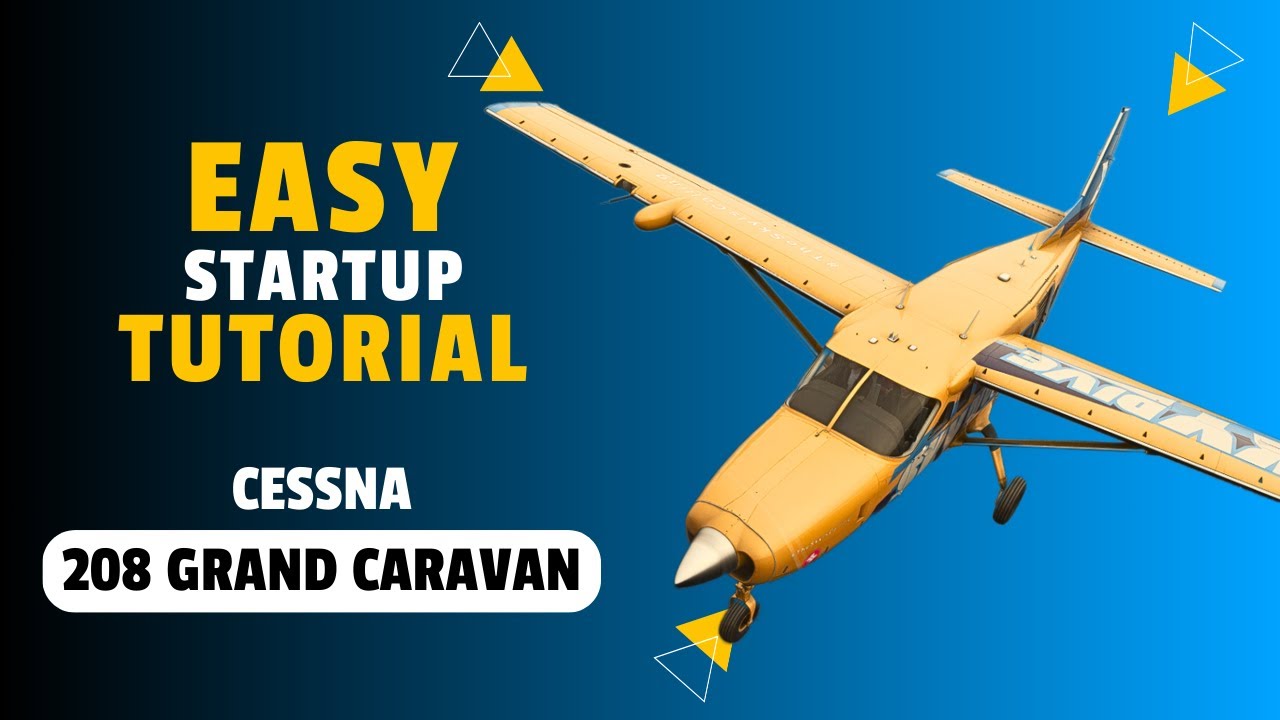 Упрощенный запуск Cessna 208 Grand Caravan в холодную и темную погоду | Учебное пособие по MSFS 2024