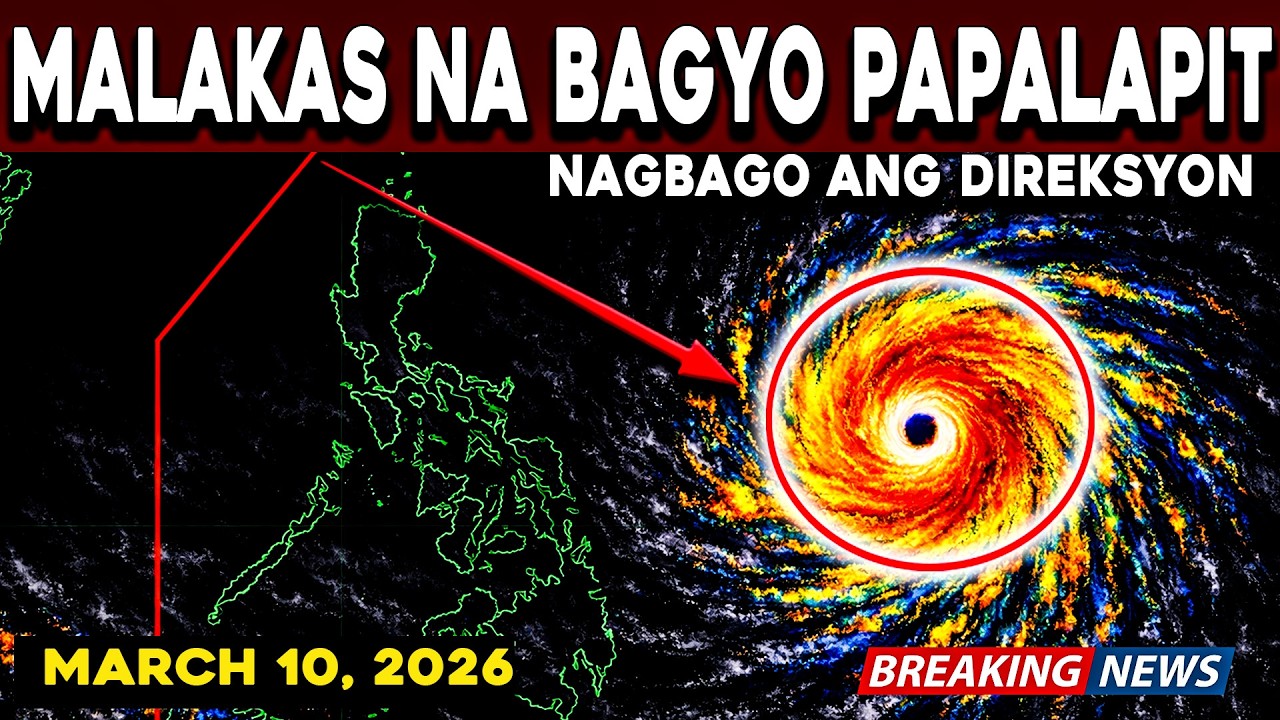 MARCH 10 2026 - MAS LUMALAKAS ANG BAGYO NA NABUBUO SA MAY TIMOG SILANGAN ITO ANG LATEST TRACK!