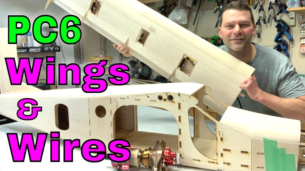 HUGE WINGS Are DONE on the PC-6 From MR Aerodesign - Pilatus video 10