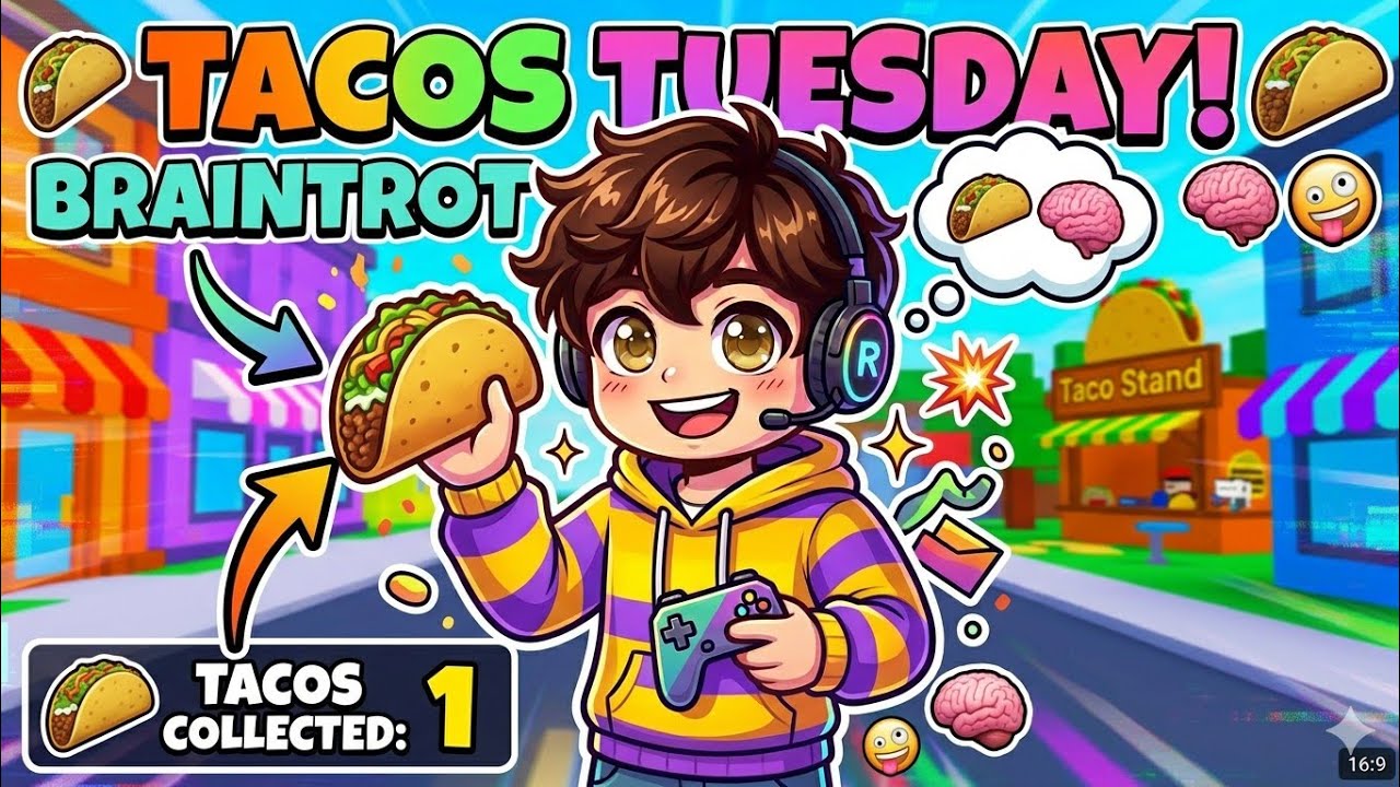 TACOS TUESDAY🌮🌮 #roblox #videotrending #alexrbx #progams #trending #tacosvideo #braintot