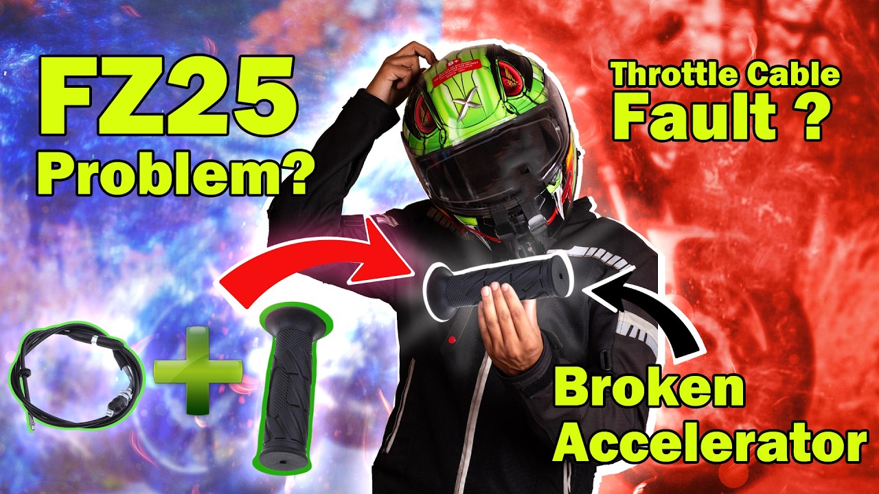 Fz25 Bs6 acclirator Throttle Cable Problem & Replacement | #fz25 #problem #throttlecable #automobile