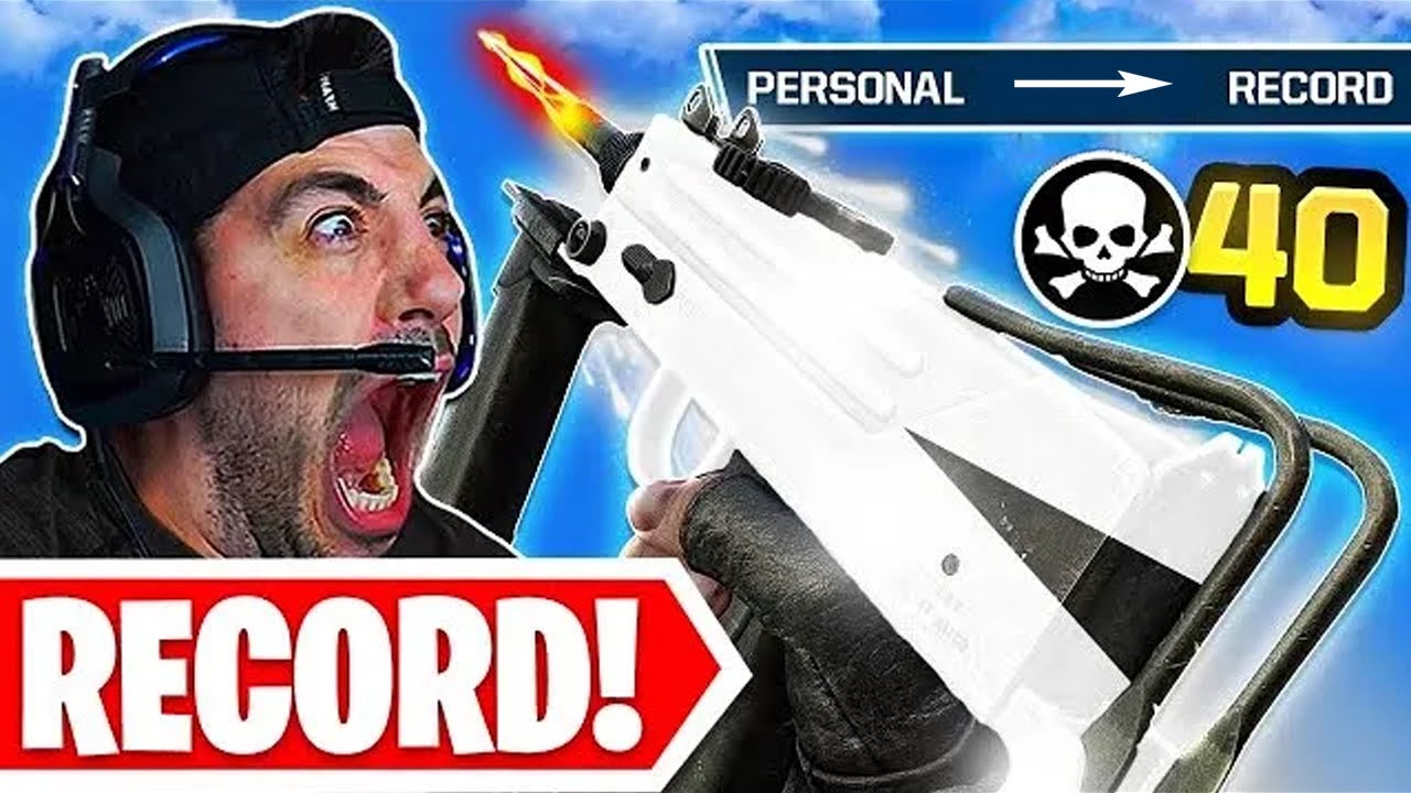 My NEW Kill RECORD in Warzone! 😯 INSANE 40 KILL GAME!