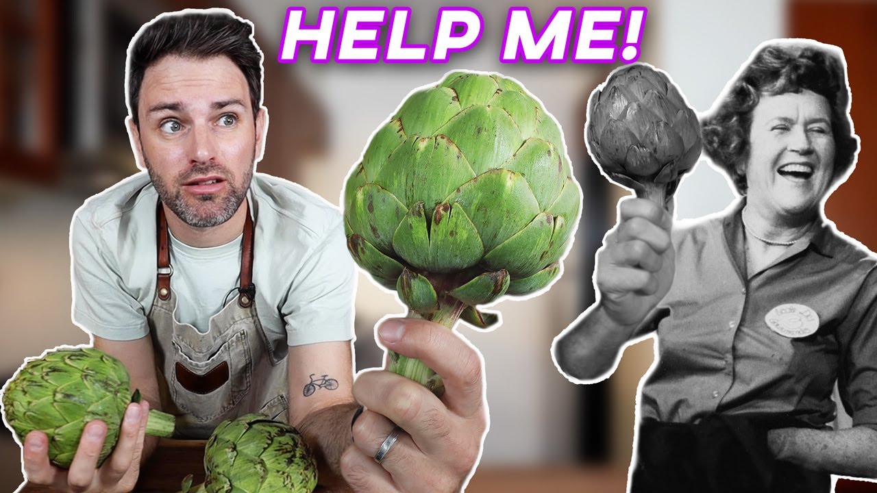 Julia Child’s Stuffed Artichoke Hearts… intimidating as hell!