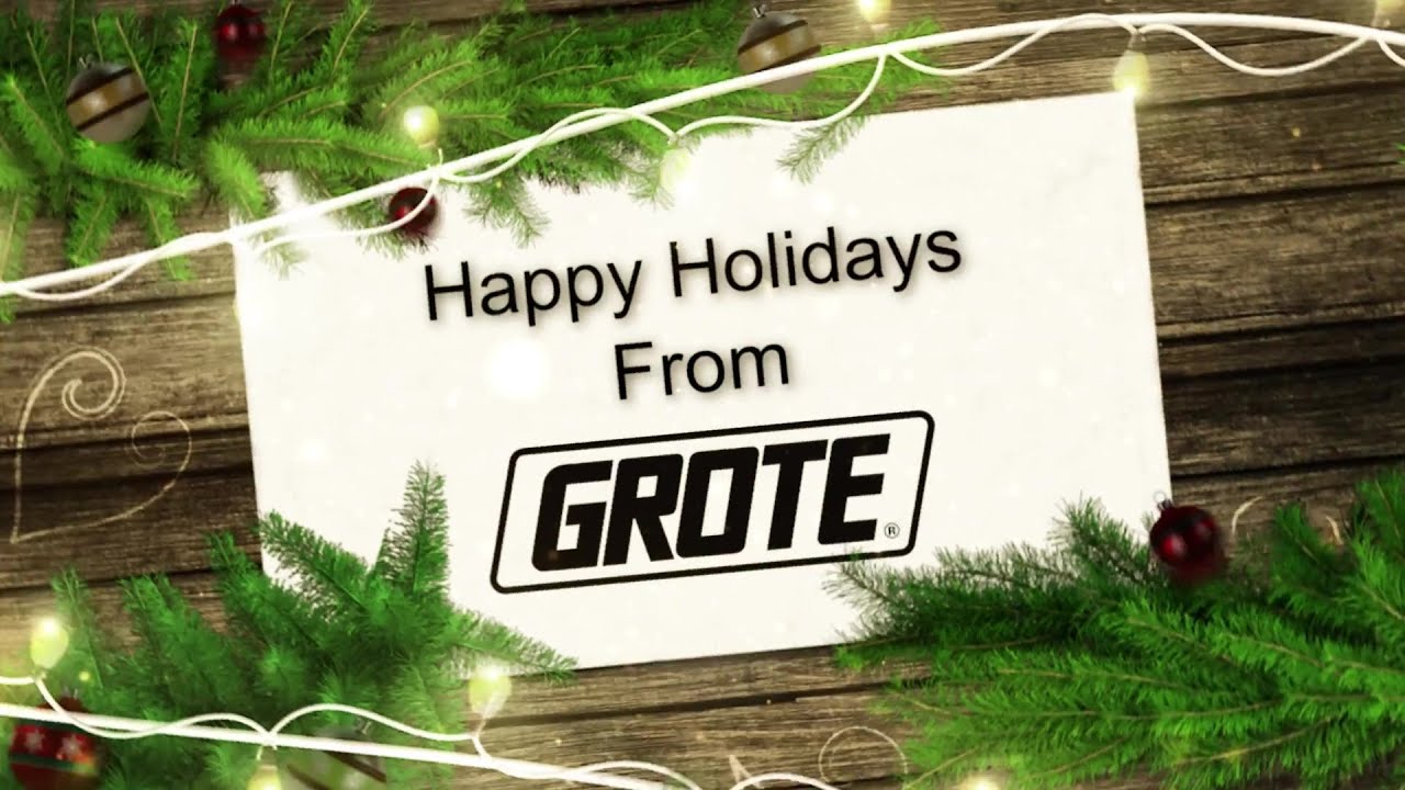 Happy Holidays 2023 from Grote Company