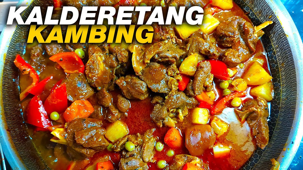 Kalderetang Kambing | Kalderetang Kambing – Pinoy-Style Goat Caldereta with Rich Tomato Sauce
