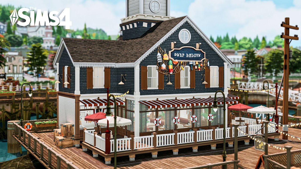 The Cozy Crab Restaurant || The Sims 4: Speed Build