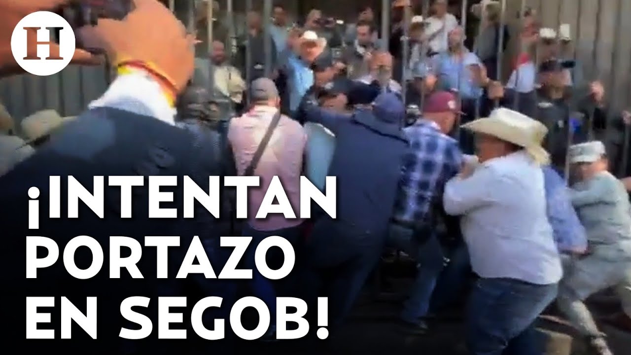 &iexcl;Agricultores pierden la paciencia! Intentan dar portazo en SEGOB por falta de acuerdos agr&iacute;colas
