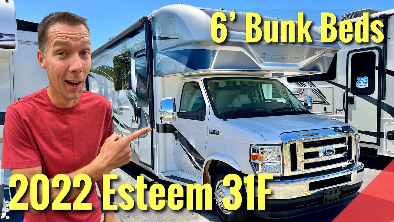 2022 Esteem 31F | Storage, Specs, How We Fit - 6'5