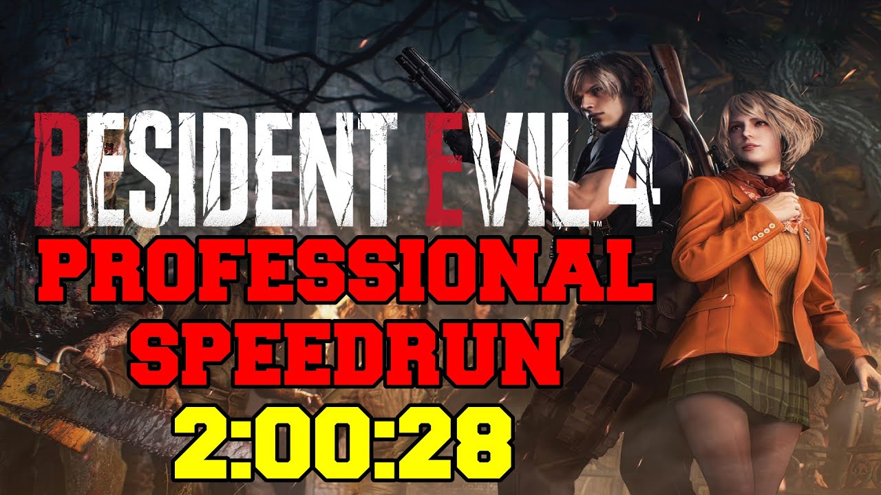 Resident Evil 4 Remake Professional (S+) Speedrun 2:00:28