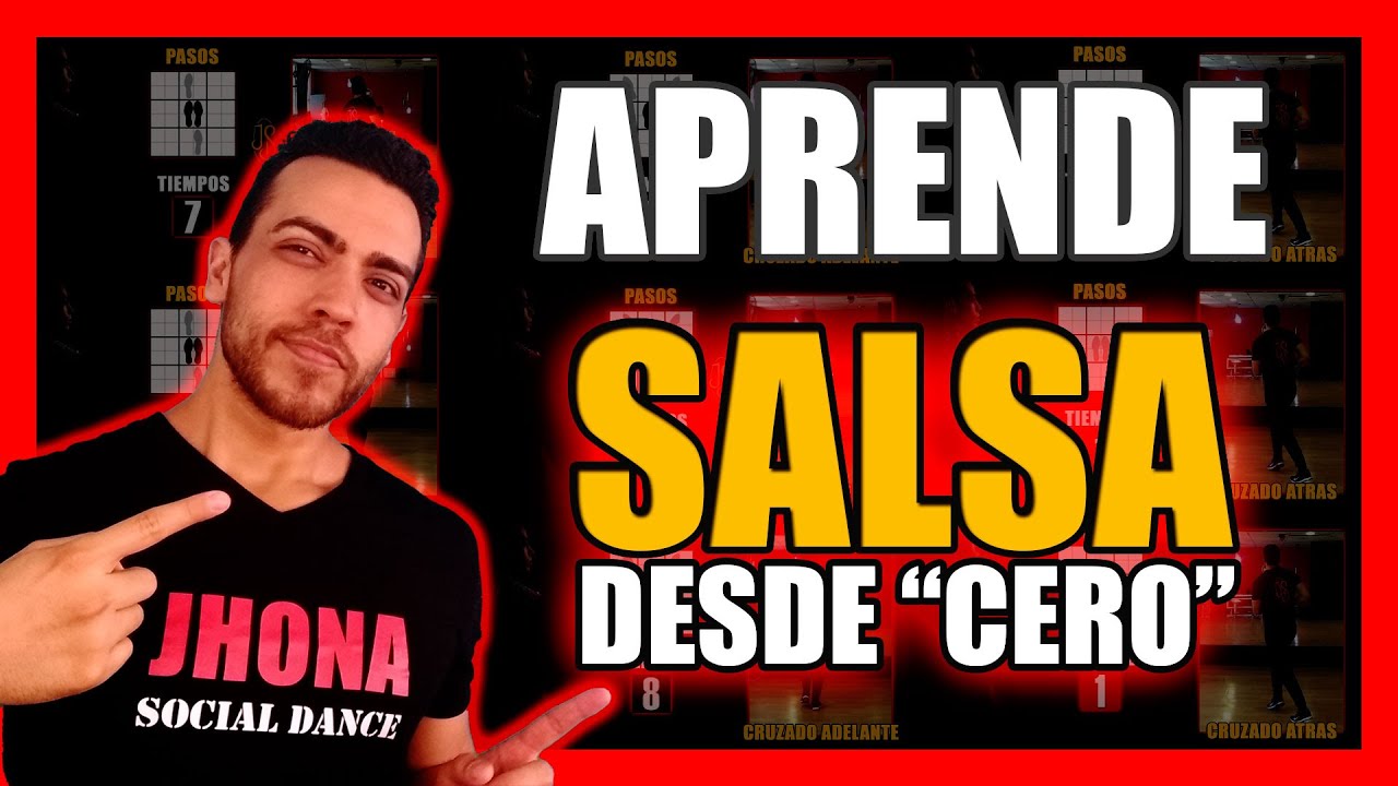 APRENDE A BAILAR SALSA DESDE CERO!!! / APRENDE A BAILAR SALSA / 123 567 SALSA