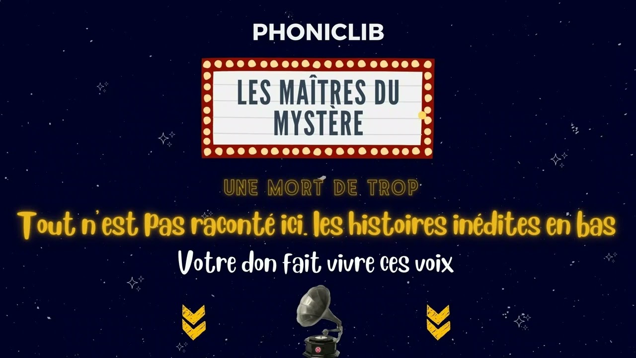 Une mort de trop   - Les Maîtres du Mystère