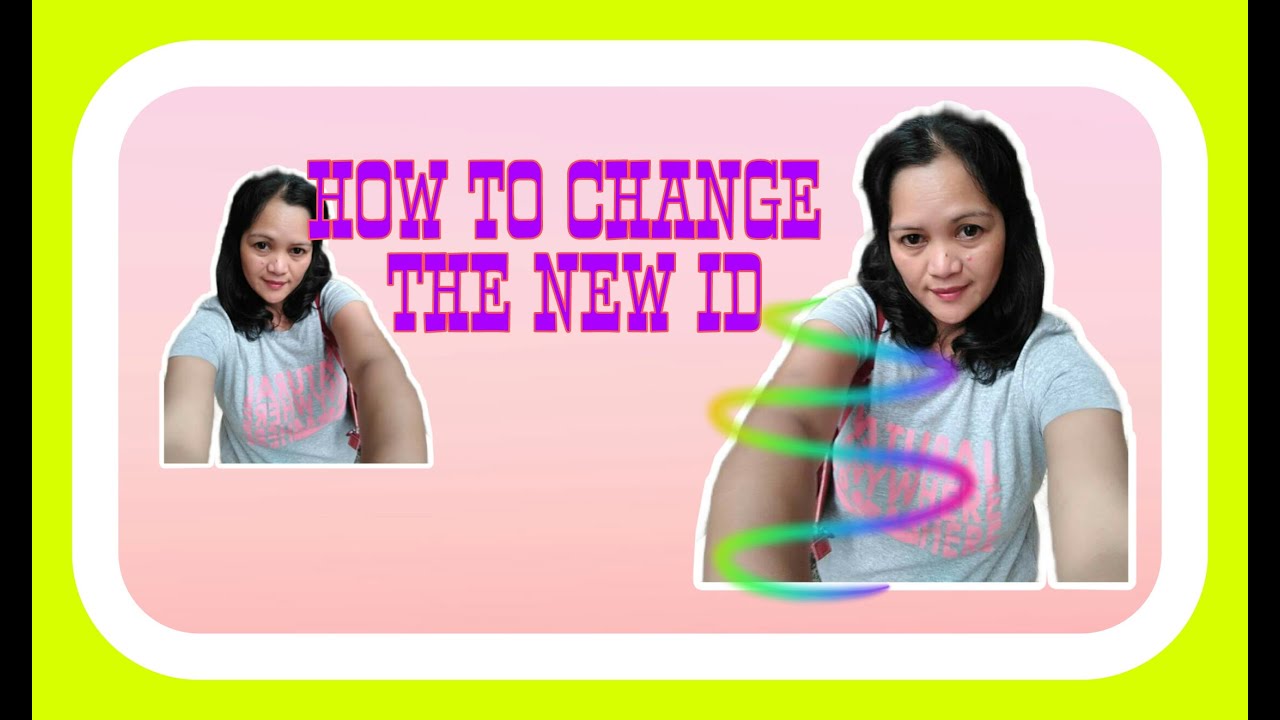 How to change the (HK ID)JUST WALK IN//DITHJU Acibo
