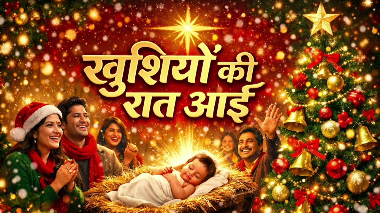🎶 खुशियों की रात आई | Merry Merry Christmas Song | Yeshu Raja Janam Liya | New Christmas Song 2025