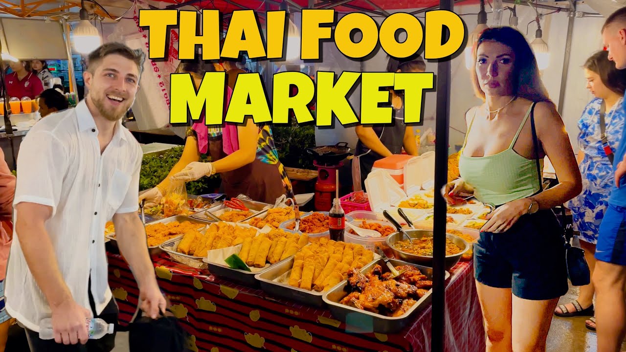 【🇹🇭 4K】Phuket 2022 Patong Thai Street Food Market Tour - Thailand