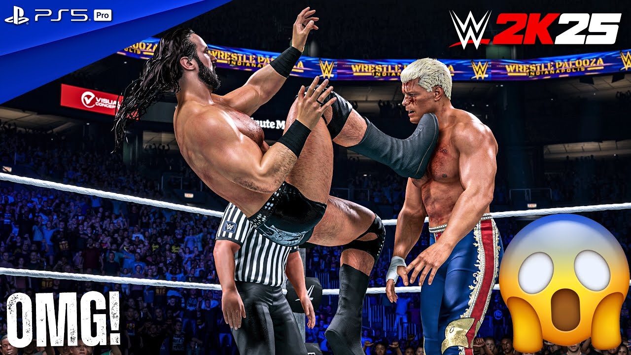 WWE 2K25 - Drew McIntyre vs. Cody Rhodes - WWE Championship Match at WrestlePalooza | PS5 Pro [4K60]