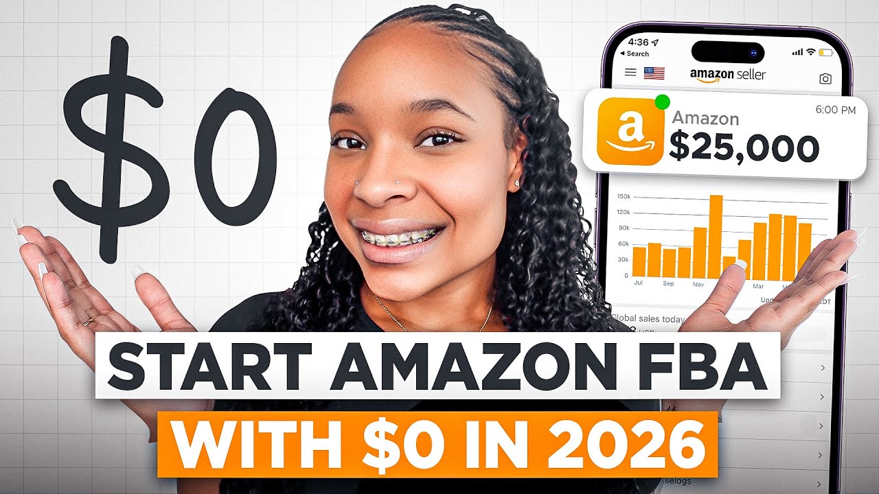 How to Start Amazon FBA with $0 in 2026 (Step-by-Step!)
