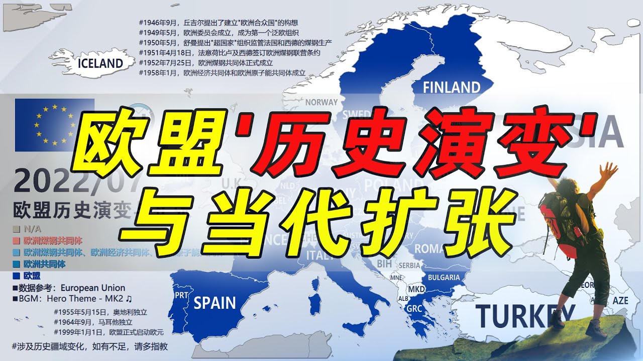 从&ldquo;6&rdquo;到&ldquo;27&rdquo;&mdash;&mdash;欧盟历史演变与当代扩张，1952-2022