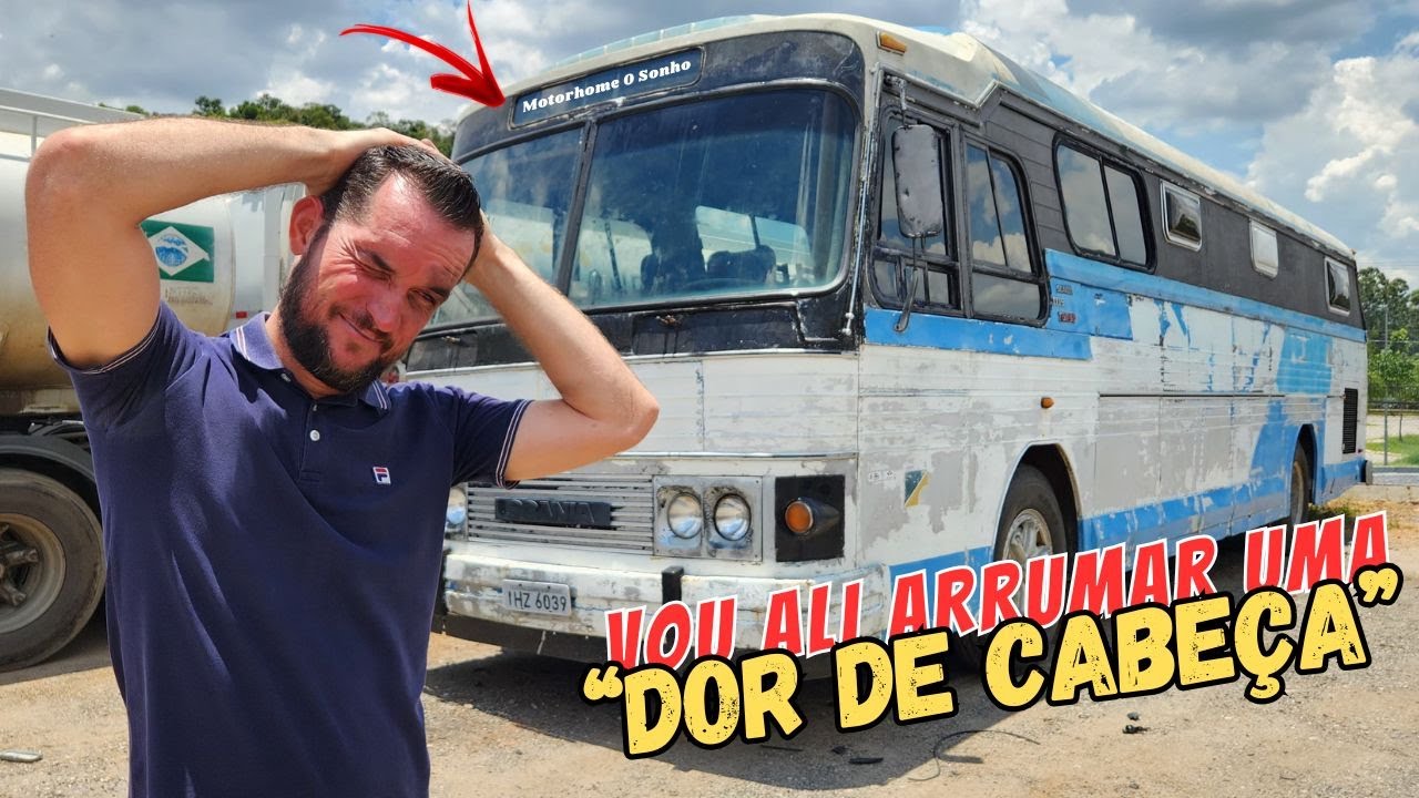 APRESENTAMENTO do Novo PROJETO do CANAL Motorhome O Sonho - CIFERAL SCANIA JACARÉ - 111S (1977)