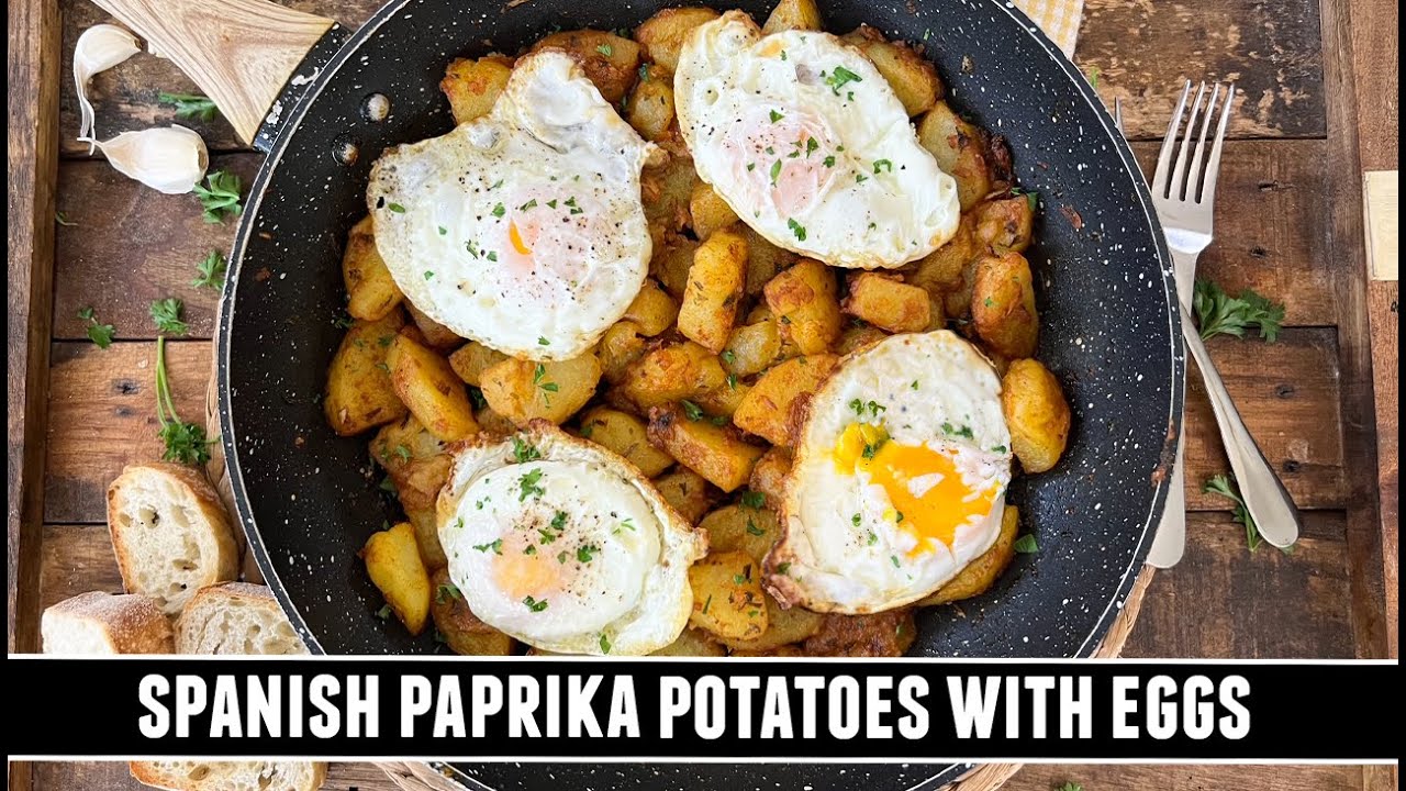Spanish Paprika Potatoes with Eggs | INSANELY Delicious & Easy Recipe