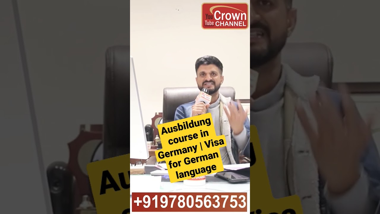 Ausbildung course in Germany | Visa for German language | Learn German in India