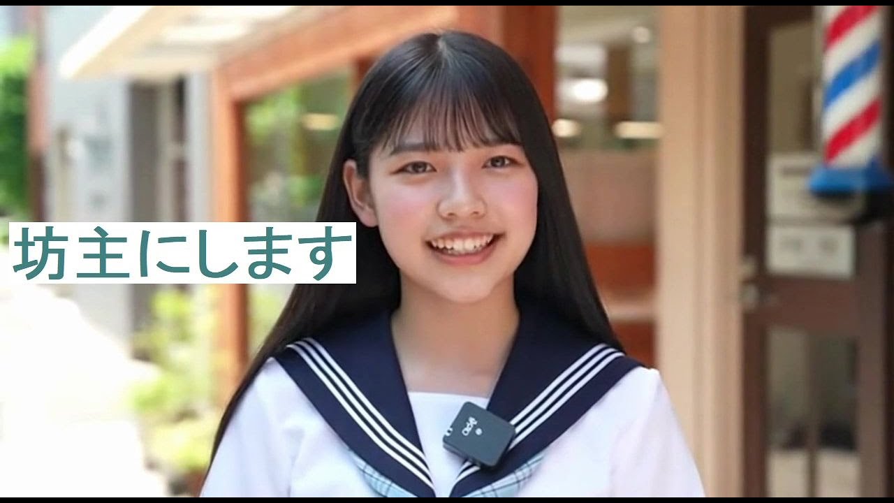 Buzzcutfan3  【坊主女子】夏休みに坊主にしました
