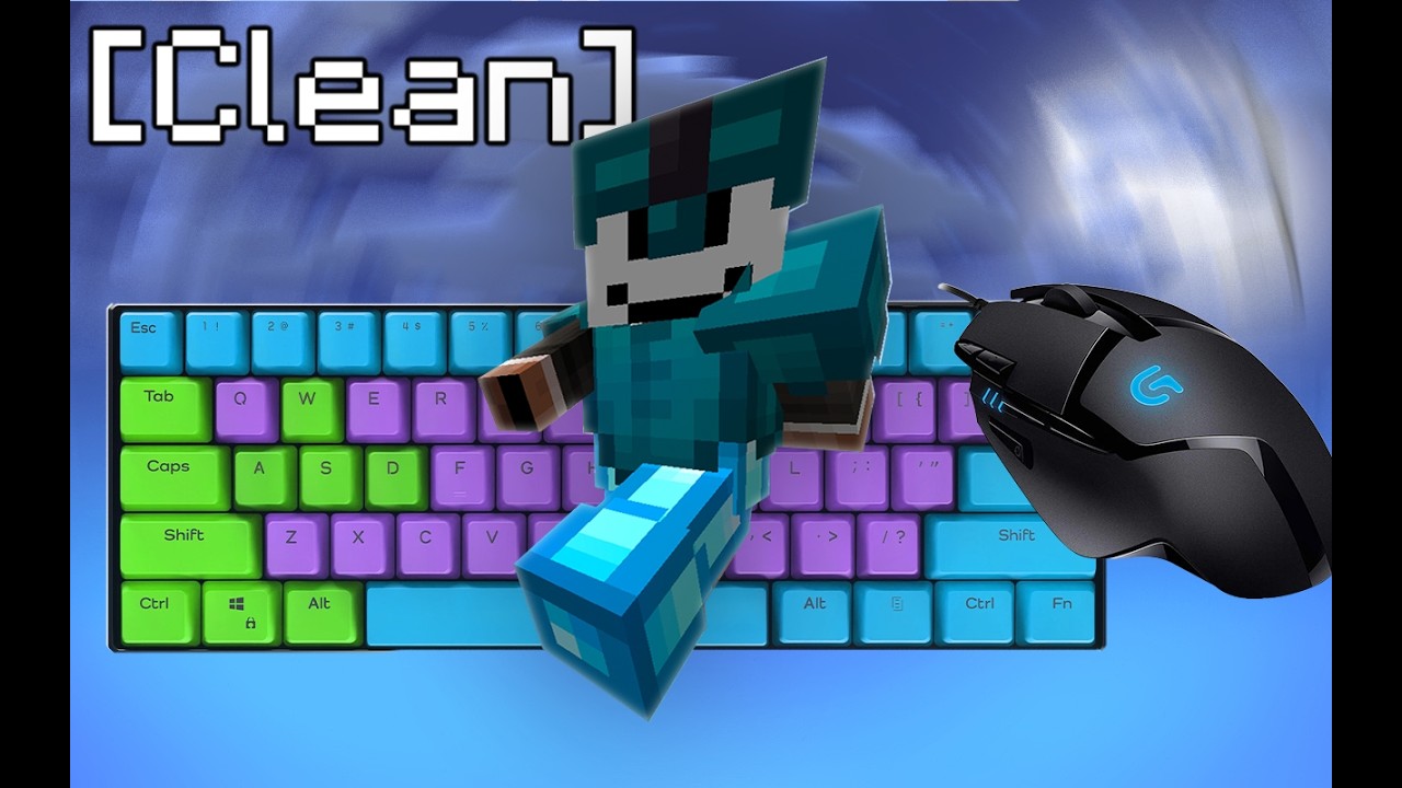 Clean Late Night Bedwars ASMR | ASMR Mouse and Keyboard Sounds | Hypixel Bedwars