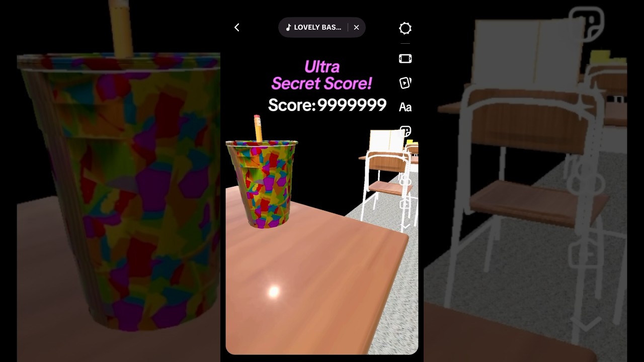 *WORLD RECORD🥇* in BOUNCY BALL IN CUP GAME #tiktok #filter #games #worldrecord