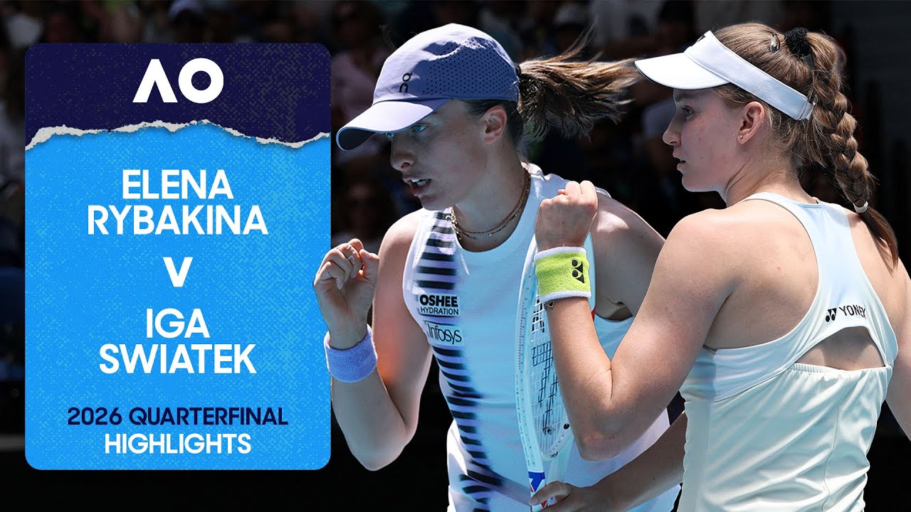 Elena Rybakina v Iga Swiatek Highlights | Australian Open 2026 Quarterfinal