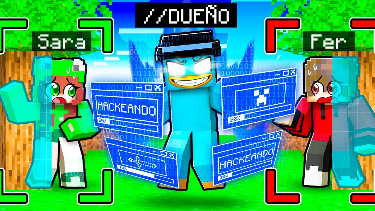 Usando COMANDOS de DUEÑO en Las Escondidas! (Minecraft)