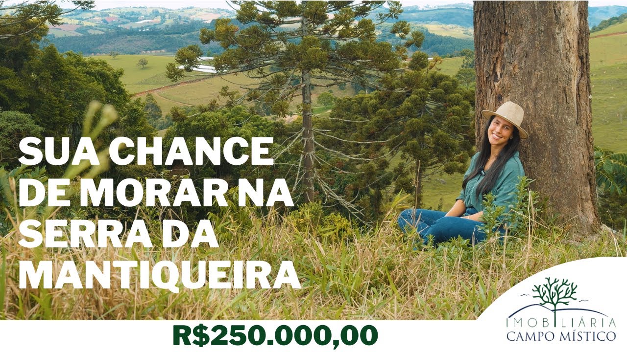 TERRENO A VENDA NO SUL DE MINAS COM ÁGUA, VISTA PARA AS MONTANHAS E FACILIDADE NO PAGAMENTO