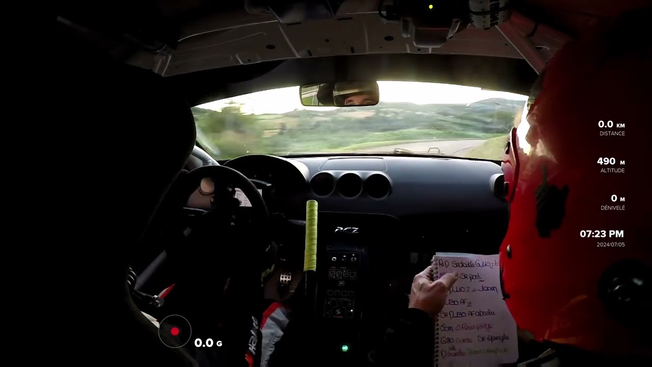 Rallye du Saint Marcellin 2024  ES1 RCZ GT+ DUCLAUX / VATTIER 8ème temps scratch