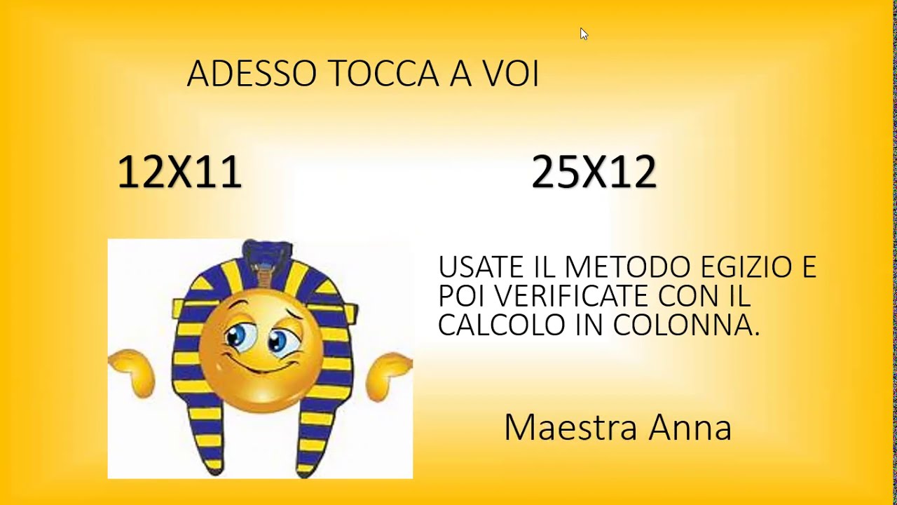 Moltiplicazione egizia