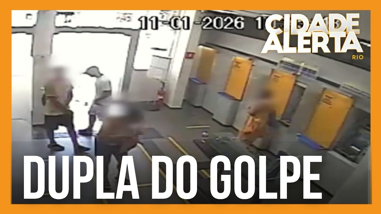 DUPLA DAVA GOLPE EM CLIENTES NOS CAIXAS ELETRÔNICOS EM COPACABANA