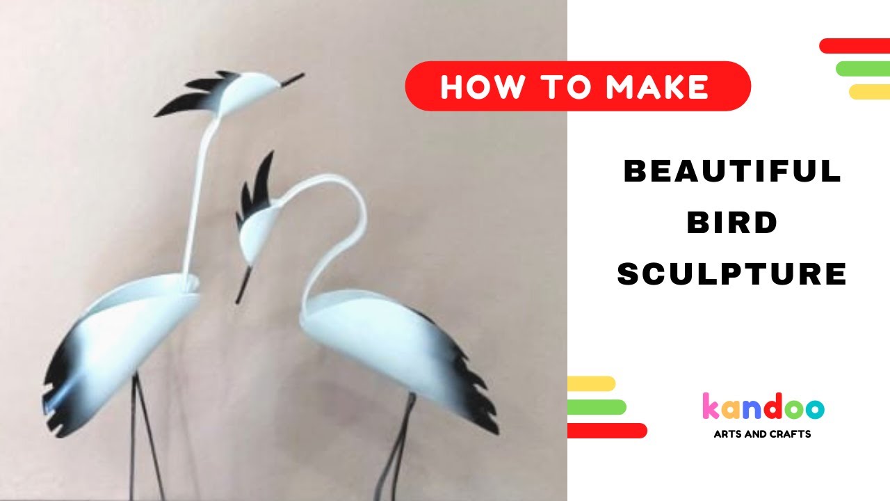 How to make an easy bird sculpture with PVC pipe