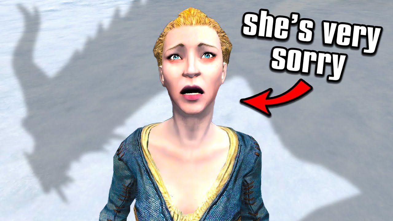 Skyrim, Can You Drag Delphine to Paarthurnax?