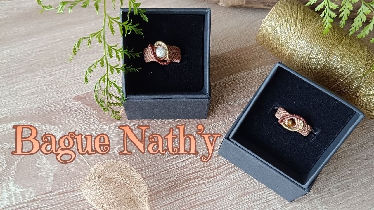 Tutoriel Bague en micro macramé ✨ | Niveau Débutant | 2 versions